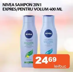 Unicarm Nivea sampon 2in1 expres/pentru volum Ofertă