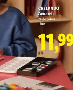Lidl Crelando Acuarele Ofertă