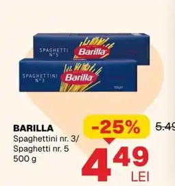 Annabella Barilla Spaghettini nr. 3/ Spaghetti nr. 5 Ofertă