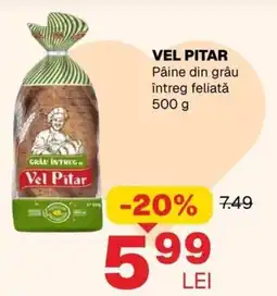 Annabella Vel Pitar pâine din grâu întreg feliată Ofertă