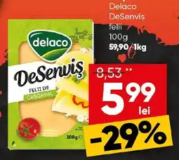 PROFI Delaco deserviș felii de cașcaval Ofertă