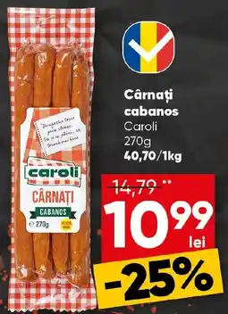 PROFI caroli cârnați cabanos Ofertă