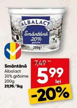 PROFI Albalact Smântână 20% grăsime Ofertă