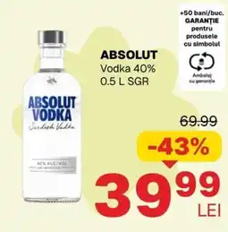 Annabella Absolut vodka Ofertă