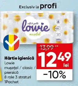 PROFI Lowie hârtie igienică Ofertă