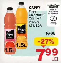 Annabella Cappy Pulpy Grapefruit / Orange / Piersică Ofertă