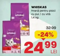 Annabella Whiskas Hrană pentru pisici cu pui / cu vită Ofertă