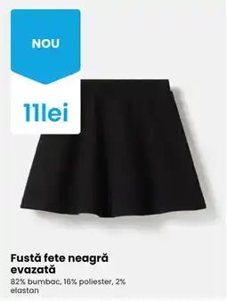 Pepco Fustă fete neagră evazată Ofertă