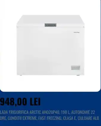 Arctic lada frigorifica aho20p40
