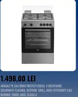 Flanco Beko aragaz pe gaz fbgt62110dxo Ofertă