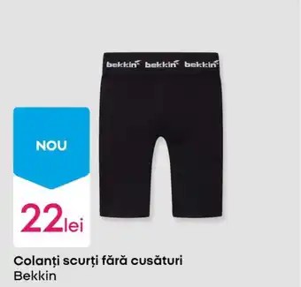 Bekkin colanți scurți fără cusături