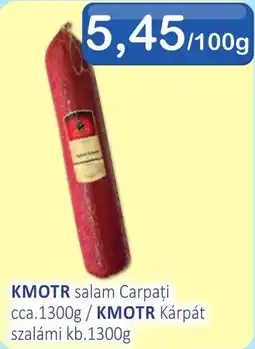 CBA Kmotr salam carpati Ofertă