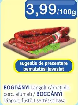 CBA Bogdányi Lángolt cârnați de porc, afumați Ofertă