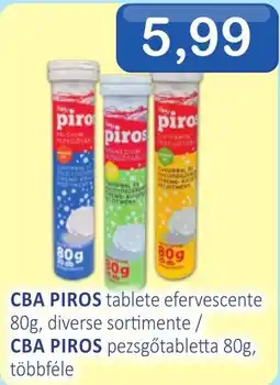 CBA Cba piros tablete efervescente Ofertă