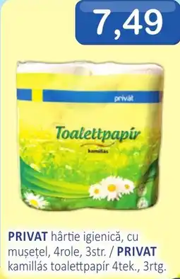 CBA Privat toalettpapir kamillăs Ofertă