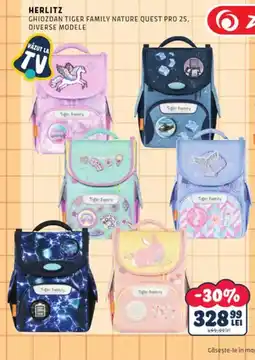 Noriel Herlitz ghiozdan tiger family nature quest pro 2s Ofertă