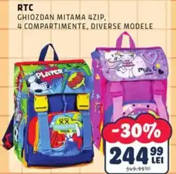 Noriel RTC Ghiozdan Mitama 4zip Ofertă
