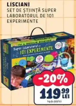 Noriel Lisciani set de știință super laboratorul de 101 experimente Ofertă