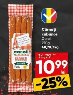 PROFI Cârnați cabanos Ofertă