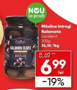 PROFI Măsline întregi Kalamata Ofertă