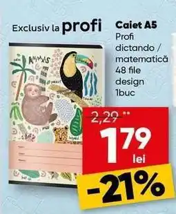 PROFI Caiet A5 Ofertă