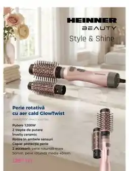 Carrefour Perie rotativă cu aer cald GlowTwist Ofertă
