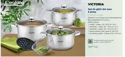 Carrefour VICTORIA Set de gătit din inox 8 piese Ofertă