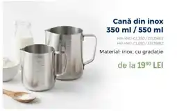 Carrefour Cană din inox 350 ml / 550 ml Ofertă
