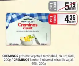 CBA Munte Lact Creminos cu unt Ofertă
