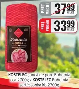 CBA Kostelec șuncă de porc Bohemia Ofertă