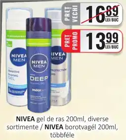 CBA Nivea gel de ras Ofertă