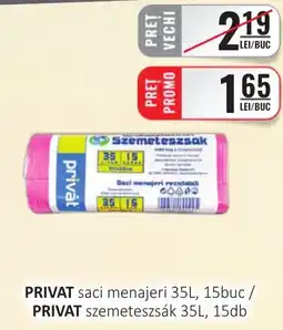 CBA Privat saci menajeri Ofertă