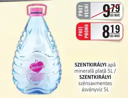 CBA Szentkirályi apă minerală plată 5L / Szentkirályi szénsavmentes ásványvíz 5L Ofertă