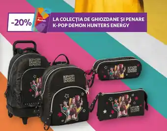 K-pop demon hunters energy la colectia de ghiozdane si penare