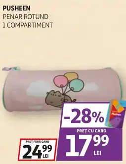 Auchan Pusheen penar rotund 1 compartiment Ofertă