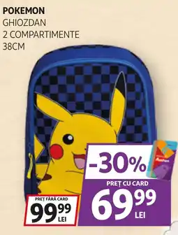 Auchan Pokemon ghiozdan Ofertă
