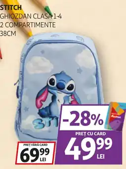 Auchan Stitch ghiozdan clasa 1-4 Ofertă
