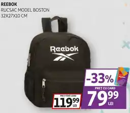 Auchan Reebok rucsac model boston Ofertă