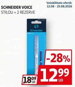Auchan Schneider voice stilou + 2 rezerve Ofertă