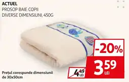 Auchan Prosop baie copii Ofertă