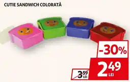 Auchan Cutie sandwich colorată Ofertă
