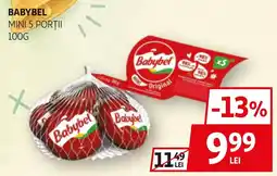 Auchan Babybel mini 5 porții Ofertă