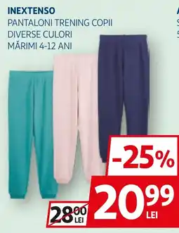 Auchan Inextenso pantaloni trening copii Ofertă