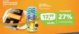 La Doi Pasi City grill snitel de pui panko + Ciuc radler bere fără alcool Ofertă