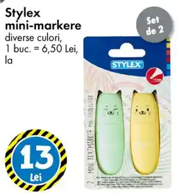 TEDI Stylex mini-markere Ofertă