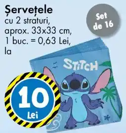 TEDI Stitch șervețele Ofertă