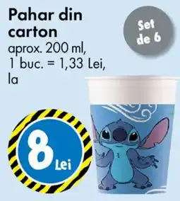 TEDI Pahar din carton Ofertă