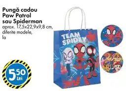TEDI Paw Patrol sau Spiderman Ofertă