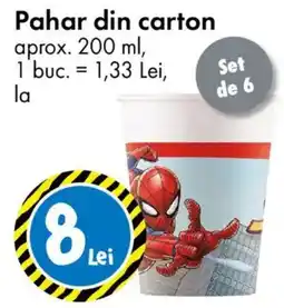 TEDI Pahar din carton Ofertă