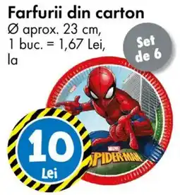 TEDI Farfurii din carton Ofertă